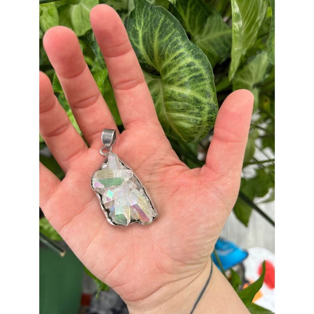Angel Aura Quartz Pendant